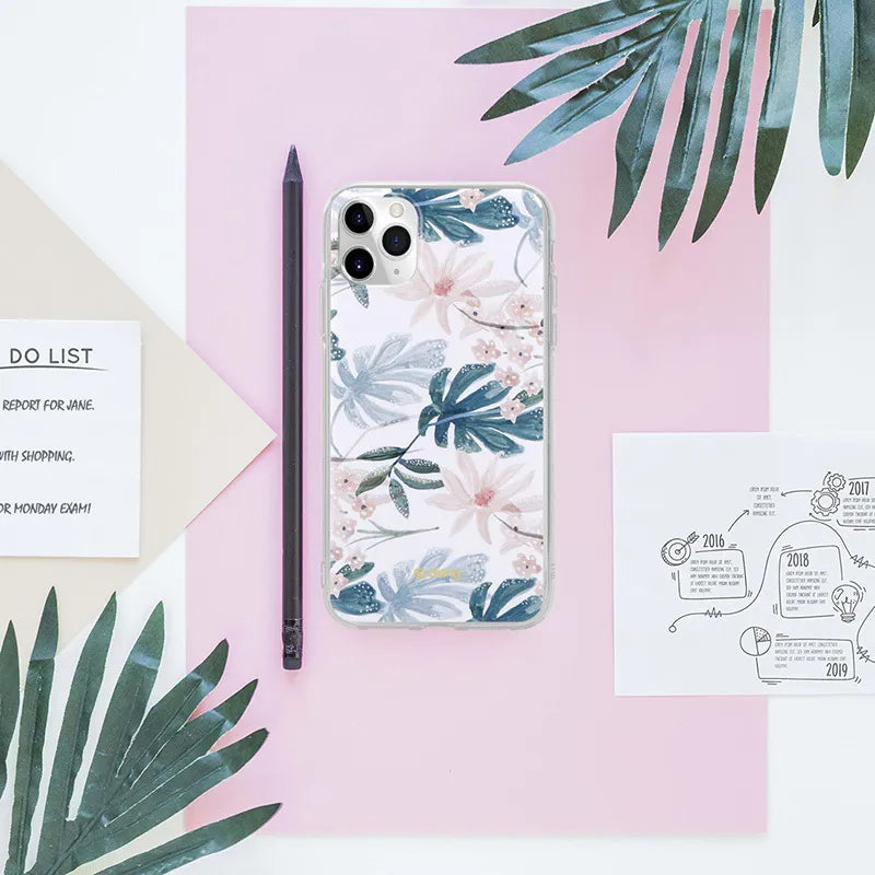 Crong Flower dėklas – iPhone 11 Pro dėklas (Raštas 01)