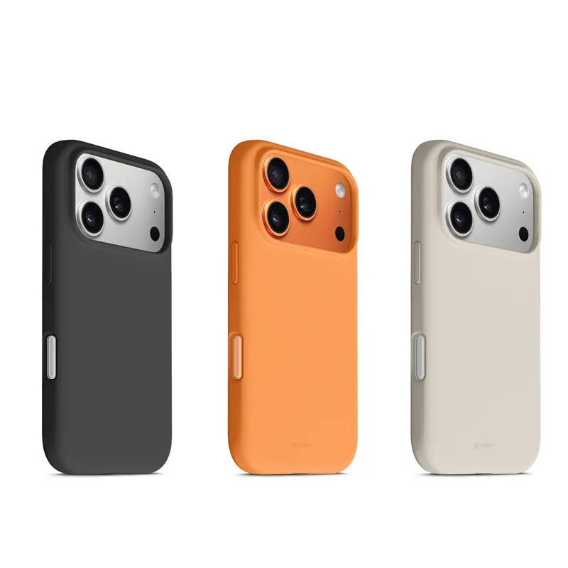 Crong Spalvotas Magnetinis dėklas MagSafe iPhone 17 Pro (juodas)