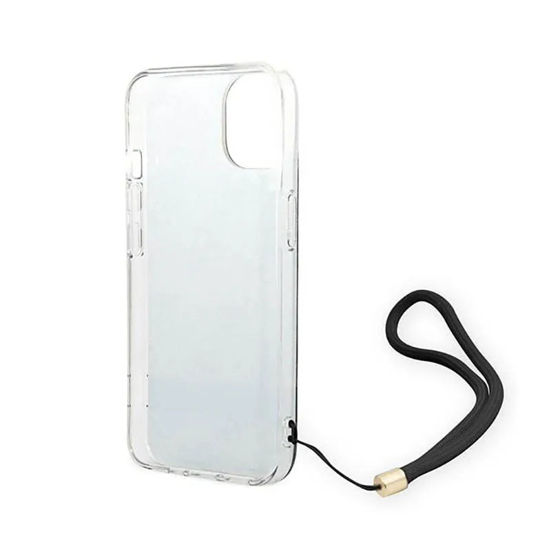 Guess 4G Print Cord - Dėklas iPhone 14 Plus (Juodas)