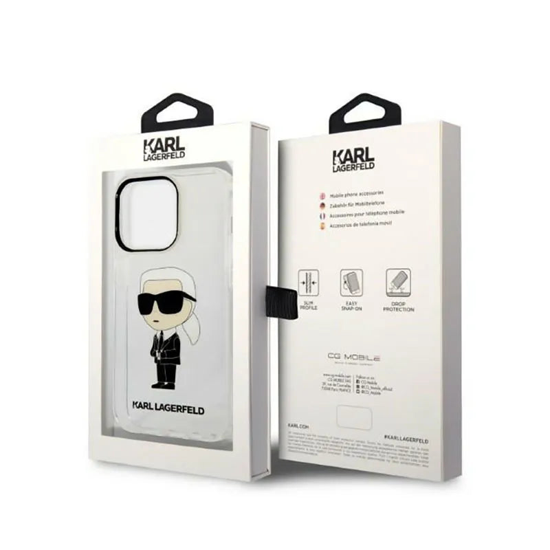 Karl Lagerfeld IML NFT Ikonik – dėklas, skirtas „iPhone 14 Pro Max“ (skaidrus)