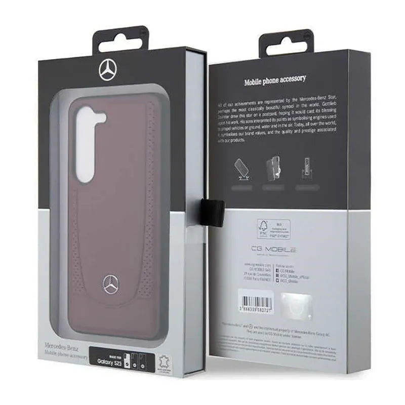 Mercedes od Urban Line – dėklas Samsung Galaxy S23 (raudonas)