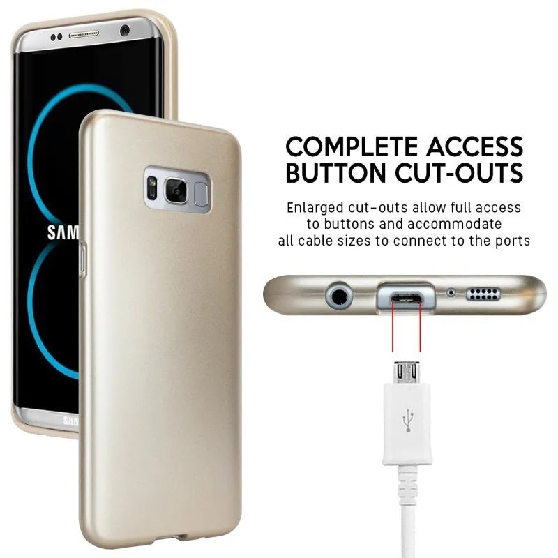 Mercury I-Jelly - dėklas Samsung Galaxy S8+ (auksinis)