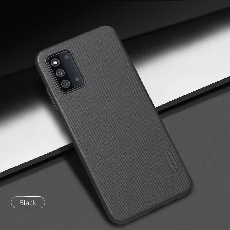 Nillkin Super Frosted Shield - dėklas Samsung Galaxy F52 5G (juodas)