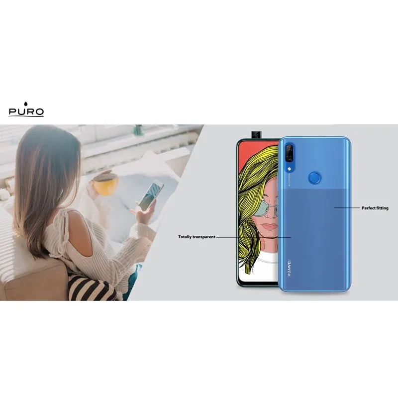 PURO 0.3 Nude – Dėklas, skirtas „Huawei P Smart Z“ (skaidrus)