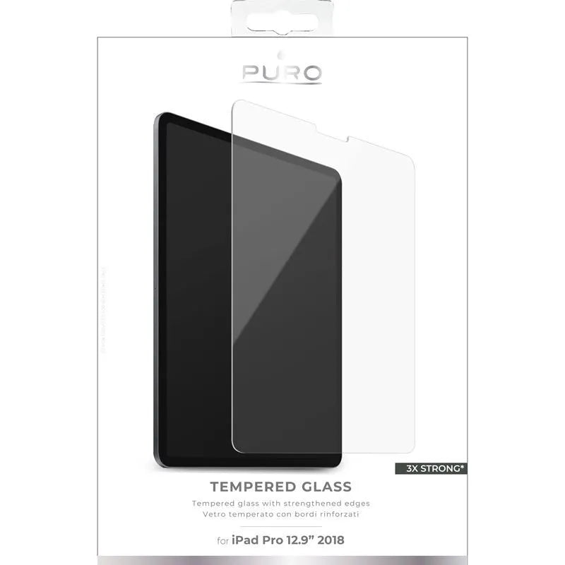 PURO Apsauginis stiklas "iPad Pro" 12,9" ekranui (2022/2021/2020/2018)