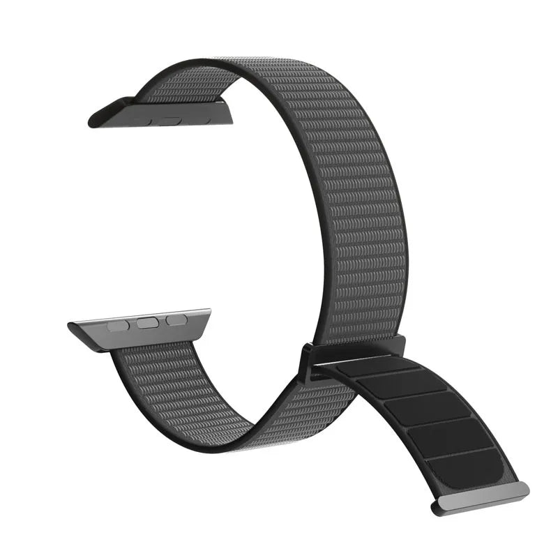 PURO nailono sportinė apyrankė – Apple Watch 38/40/41/42 mm (juoda)