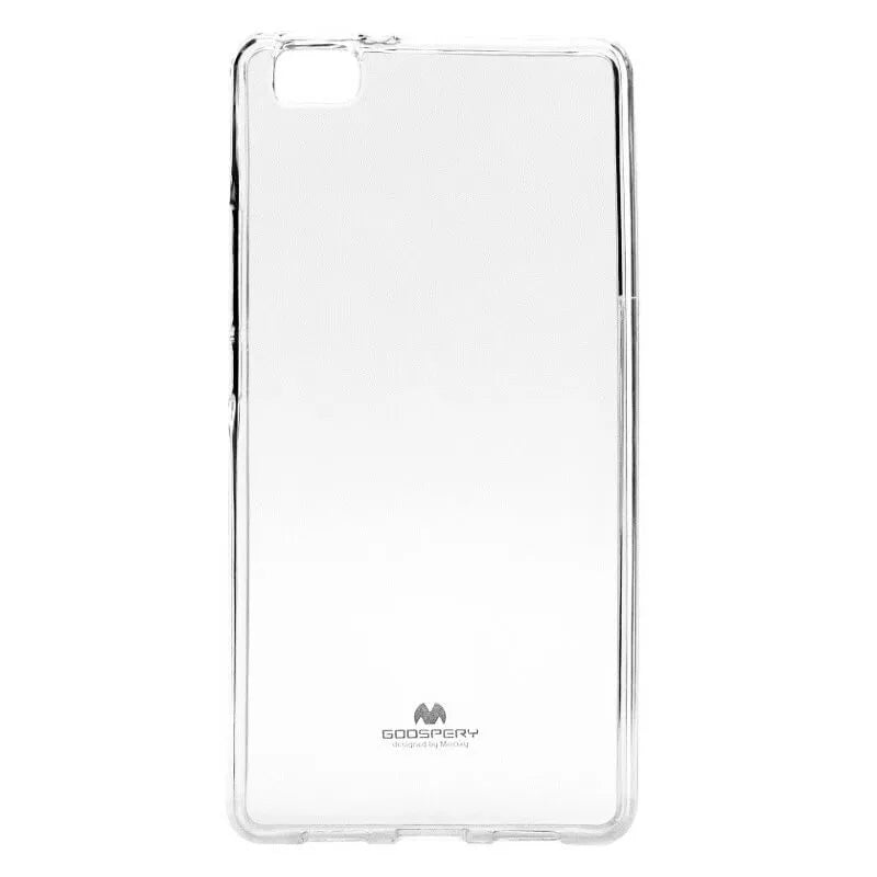 Skaidrus želė dėklas „Mercury Transparent Jelly“ – skirtas „Huawei P8 Lite“ (skaidrus)