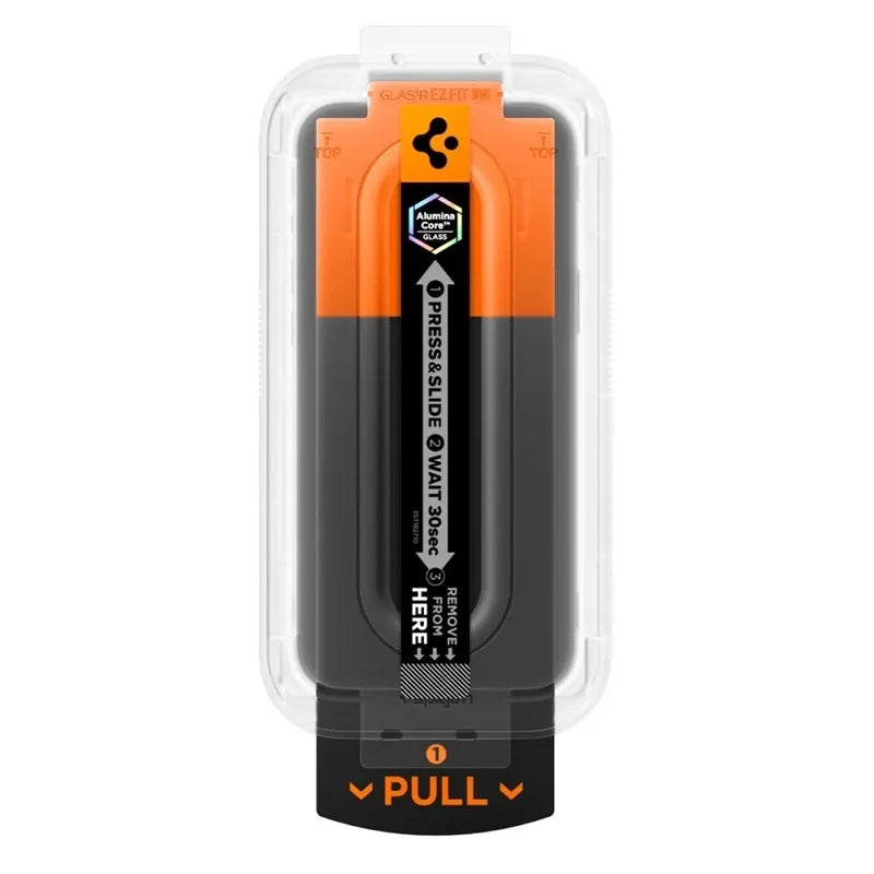 Spigen GLAS.TR EZ Fit Pro Privacy - Grūdintas stiklas privatumui, skirtas iPhone 17 Pro Max / 16 Pro Max