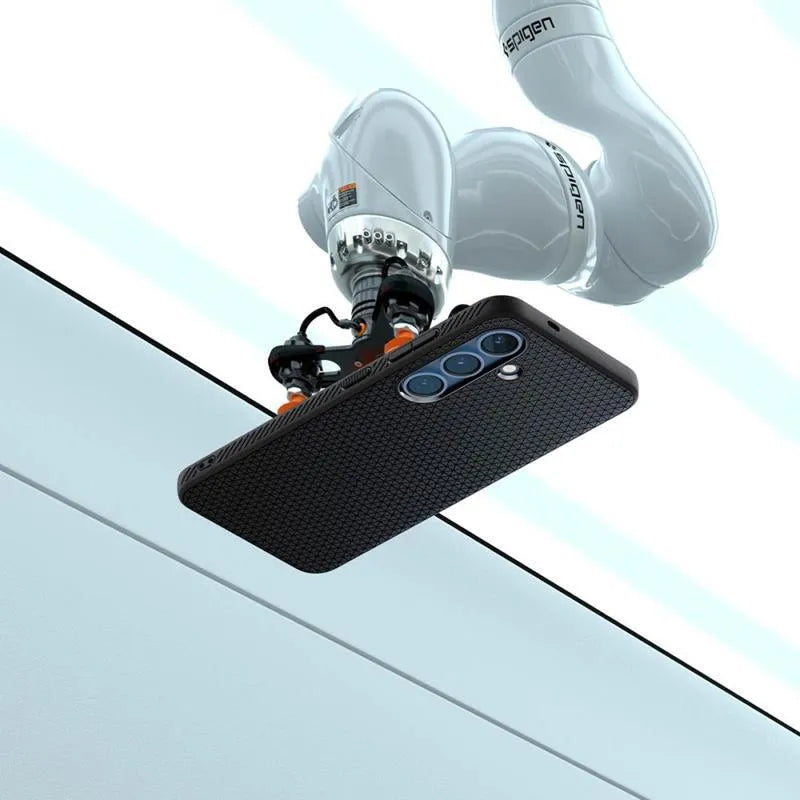 Spigen Liquid Air – dėklas Samsung Galaxy S25 (matinė juoda)