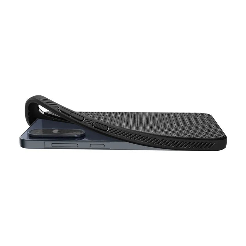 Spigen Liquid Air – dėklas, skirtas Samsung Galaxy A36 5G (matinis juodas)