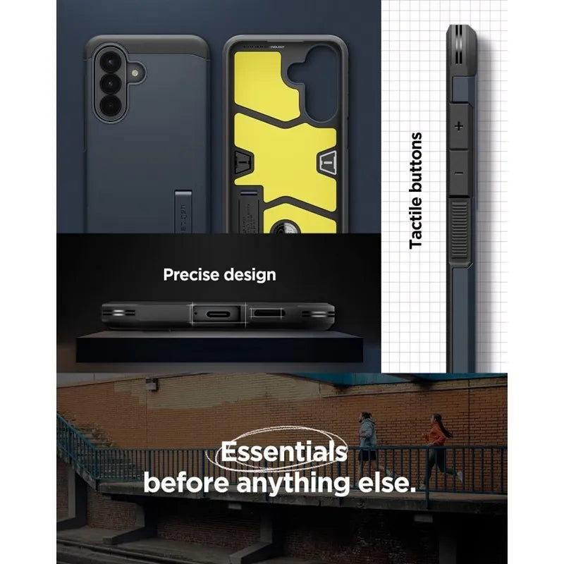 Spigen Tough Armor – dėklas Samsung Galaxy A57 5G telefonui (Metal Slate)