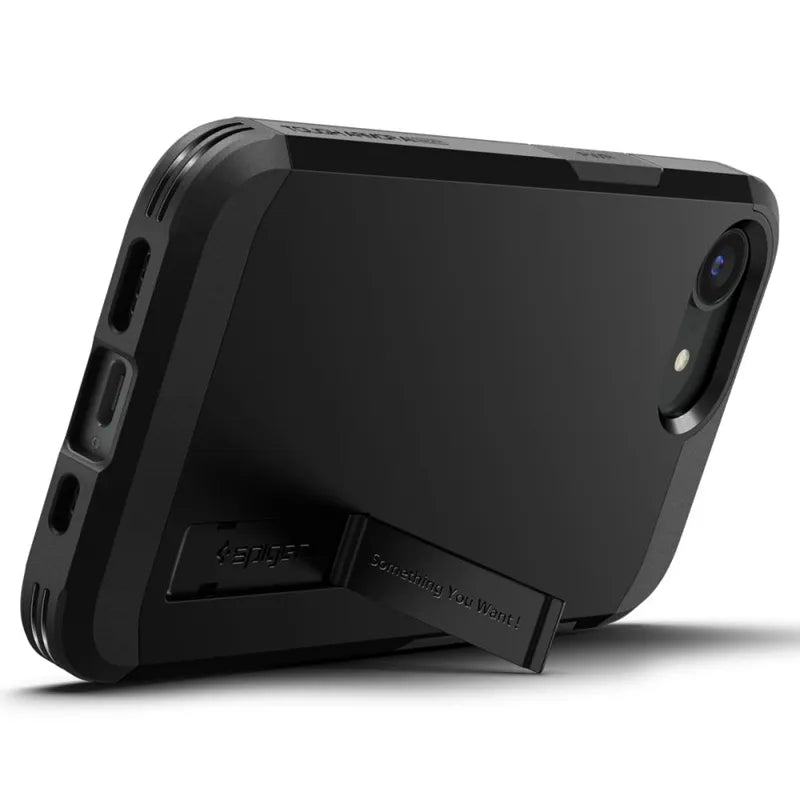 Spigen Tough Armor Mag dėklas MagSafe iPhone 17e / 16e (juodas)