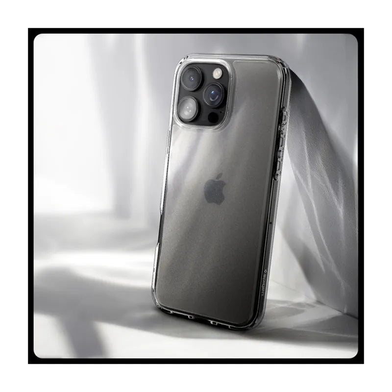 Spigen Ultra Hybrid – dėklas iPhone 16 Pro Max (šaltai skaidrus)