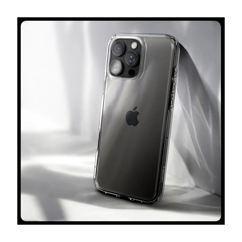 Spigen Ultra Hybrid – dėklas, skirtas „iPhone 16 Pro“ (skaidrus)