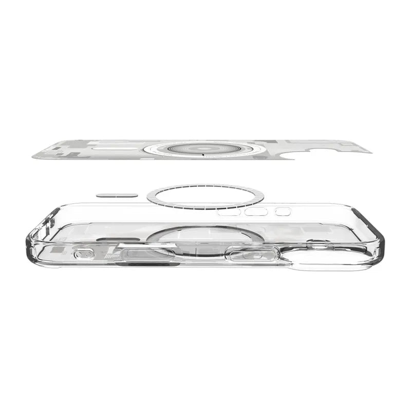 Spigen Ultra Hybrid Mag MagSafe - Dėklas iPhone 17 (Zero One Baltas)