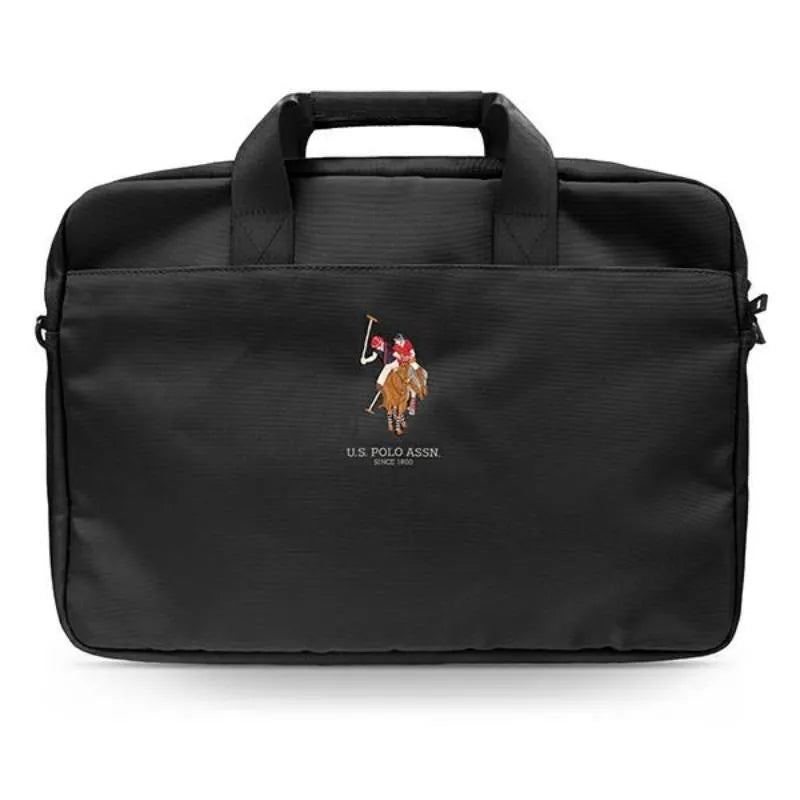 US Polo Assn Kompiuterio krepšys – nešiojamojo kompiuterio krepšys 15 colių (juodas)