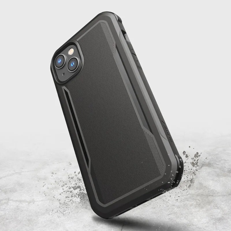 X-Doria Raptic For Built MagSafe – iPhone 14 Plus dėklas (ištirtas kritimui iš 6 m aukščio) (juodas)