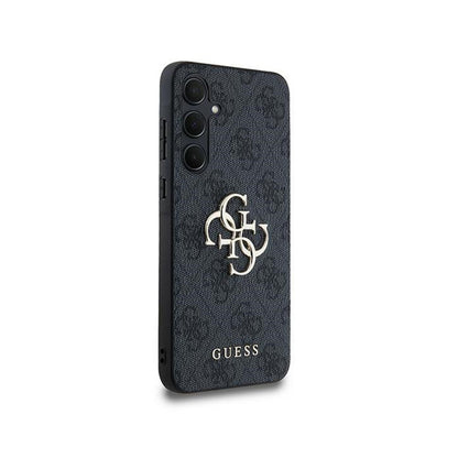 Guess 4G Big Metal Logo - dėklas Samsung Galaxy A35 5G (juodas)