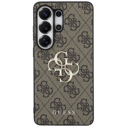 Guess 4G Big Metal Logo - Dėklas Samsung Galaxy S26 Ultra (Rudos spalvos)