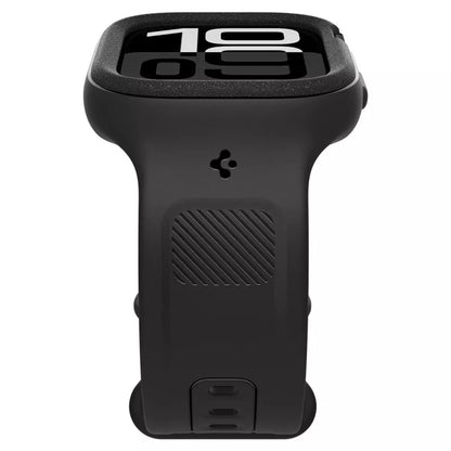Spigen Vault Pro – dirželis su dėklu, skirtas „Apple Watch 10 46 mm“ (matinė juoda)