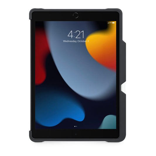STM Dux Shell Duo - dėklas skirtas iPad 10.2 colio (2021) / 8 (2020) / 7 (2019) (juodas)