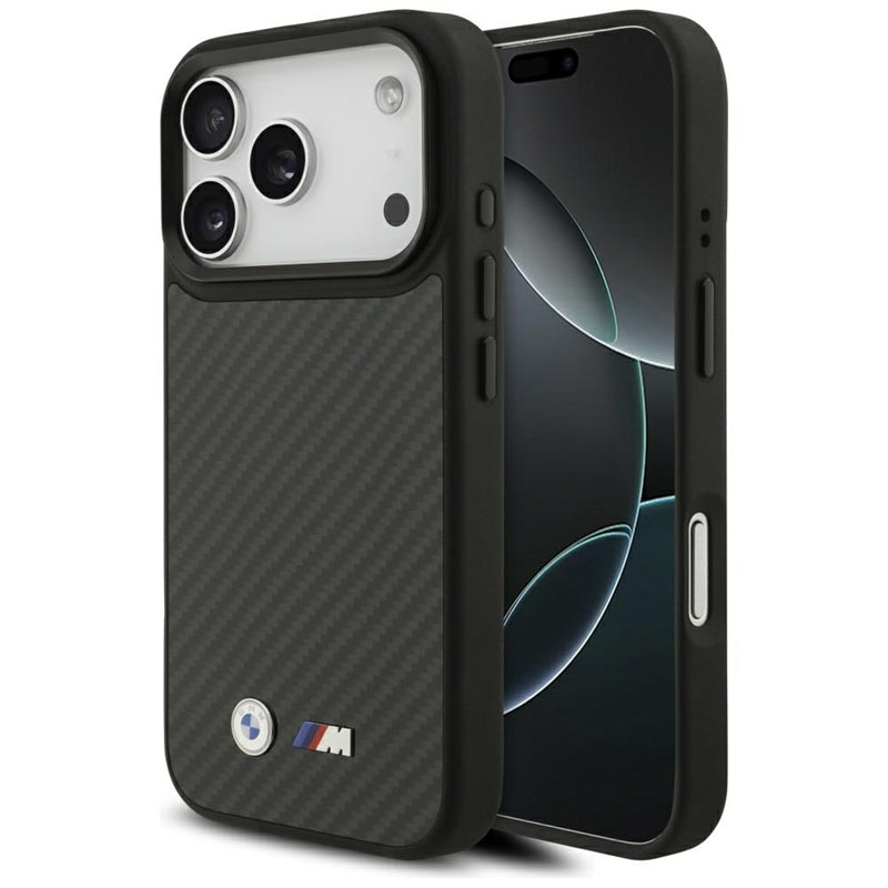 BMW M Kevlar Matinis MagSafe dėklas – iPhone 17 Pro (Juodas)
