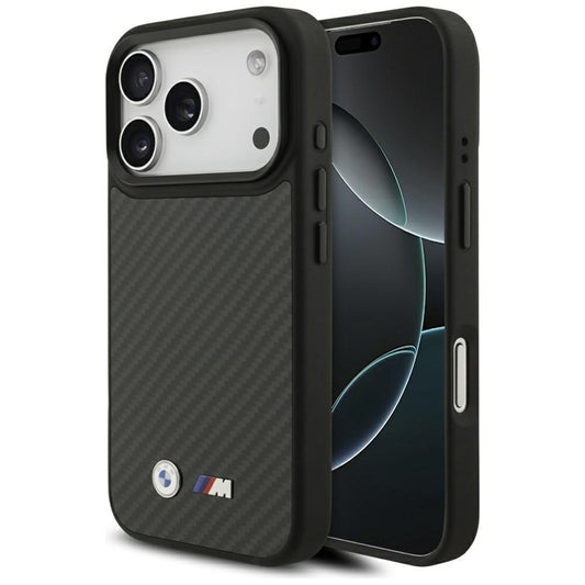 BMW M Kevlar Matinis MagSafe dėklas – iPhone 17 Pro (Juodas)