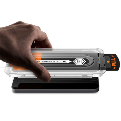 Spigen GLAS.TR EZ Fit Pro 2-Pack - Grūdintas stiklas, skirtas Samsung Galaxy S25 FE