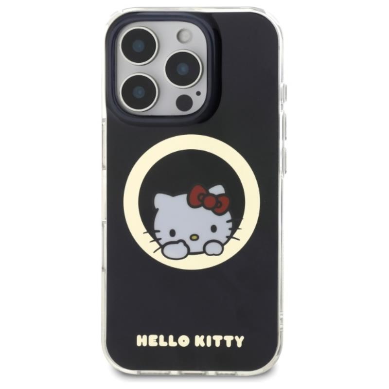 Hello Kitty IML Sweet Kitty MagSafe – dėklas iPhone 16 Pro (juodas)