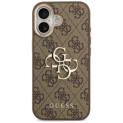 Guess 4G Big 4G Classic Logo - Dėklas iPhone 17 (Ruda / Auksas)