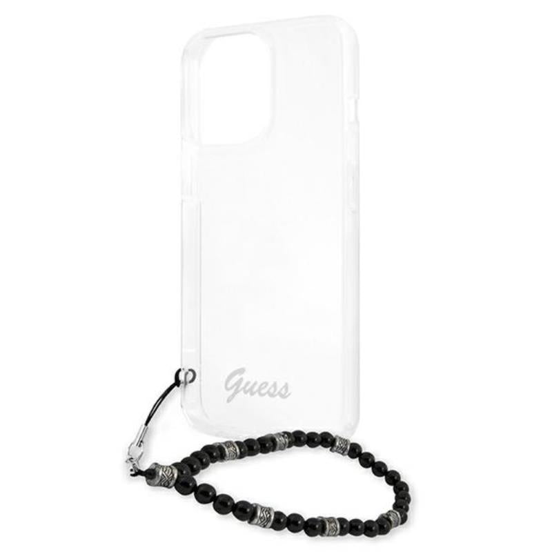 Guess Black Pearl Strap - "Case iPhone 13 Pro" (skaidrus)