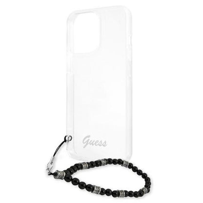 Guess Black Pearl Strap - "Case iPhone 13 Pro" (skaidrus)