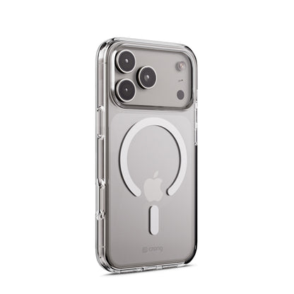 Crong Clear MAG Cover - MagSafe iPhone 17 Pro dėklas (Skaidrus)