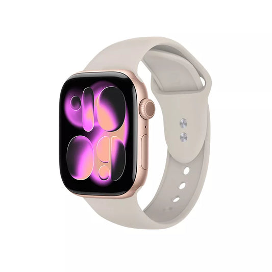 Crong Liquid – dirželis Apple Watch 38/40/41/42 mm (akmens smėlio spalvos)