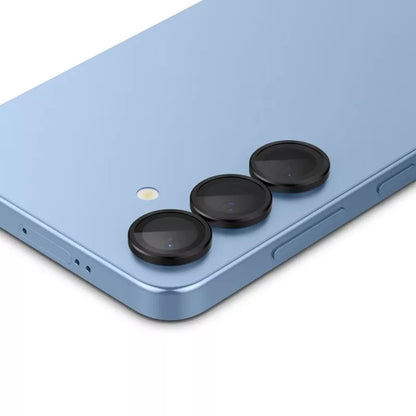 Spigen Optik Pro GLAS.TR EZ Fit Kameros objektyvo apsauga skirta Samsung Galaxy S25+ (2 vnt.) (Juoda)