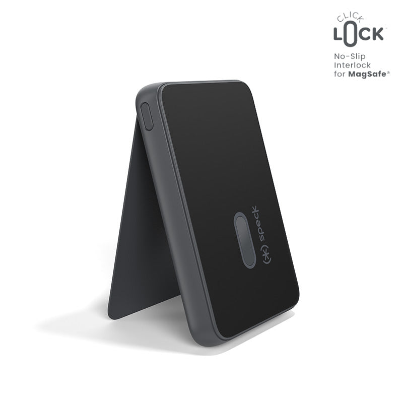 Speck StandyBank + ClickLock – Power Bank MagSafe 5000 mAh + Stovas (juodas)