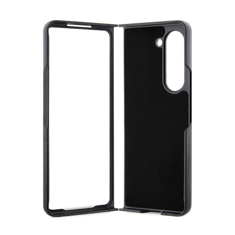 Karl Lagerfeld NFT Saffiano Karl & Choupette Pin - Samsung Galaxy Z Fold 5 dėklas (juodas)