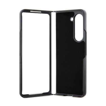 Karl Lagerfeld NFT Saffiano Karl & Choupette Pin - Samsung Galaxy Z Fold 5 dėklas (juodas)