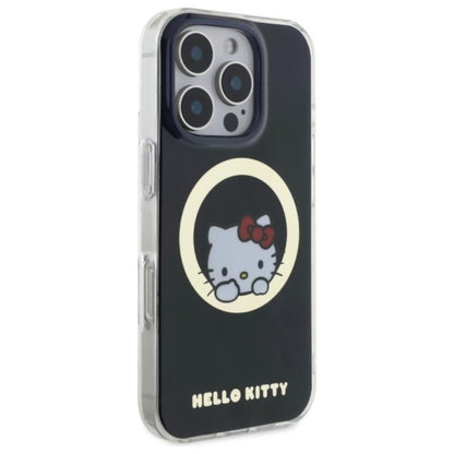 Hello Kitty IML Sweet Kitty MagSafe – dėklas iPhone 16 Pro (juodas)