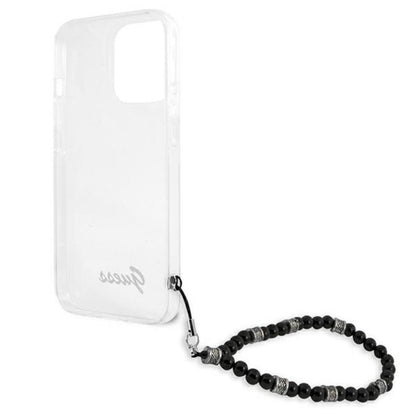 Guess Black Pearl Strap - "Case iPhone 13 Pro" (skaidrus)