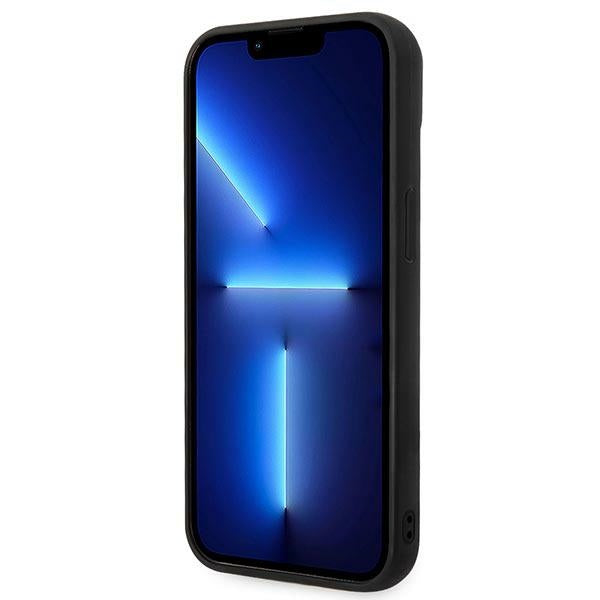 Karl Lagerfeld Quilted Puffy Ikonik Piin - dėklas iPhone 14 (juodas)