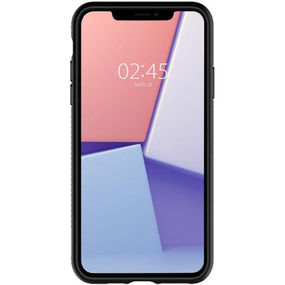 Spigen Liquid Air – dėklas, skirtas „iPhone 11“ (juodas)