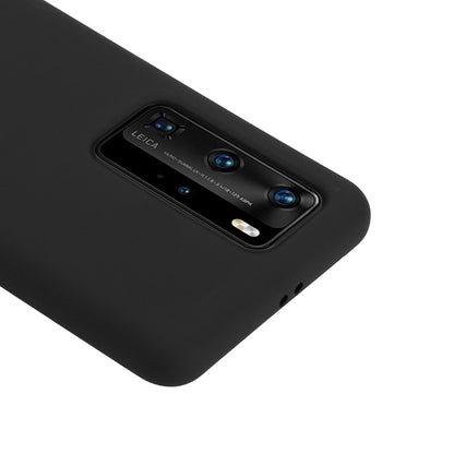 Crong Color Cover – lankstus dėklas, skirtas Huawei P40 Pro (juodas)