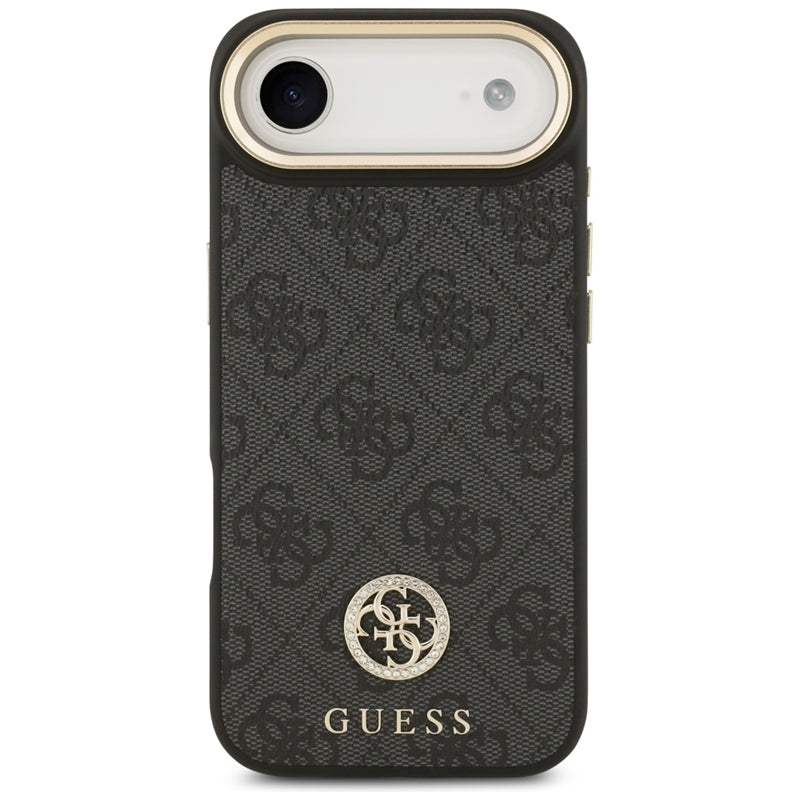 Guess 4G Strass Logo MagSafe dėklas iPhone Air (juodas)