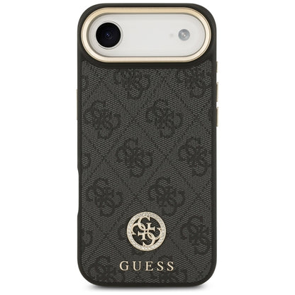 Guess 4G Strass Logo MagSafe dėklas iPhone Air (juodas)