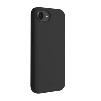 Crong Color Cover Magnetic – dėklas iPhone 16e MagSafe (juodas)