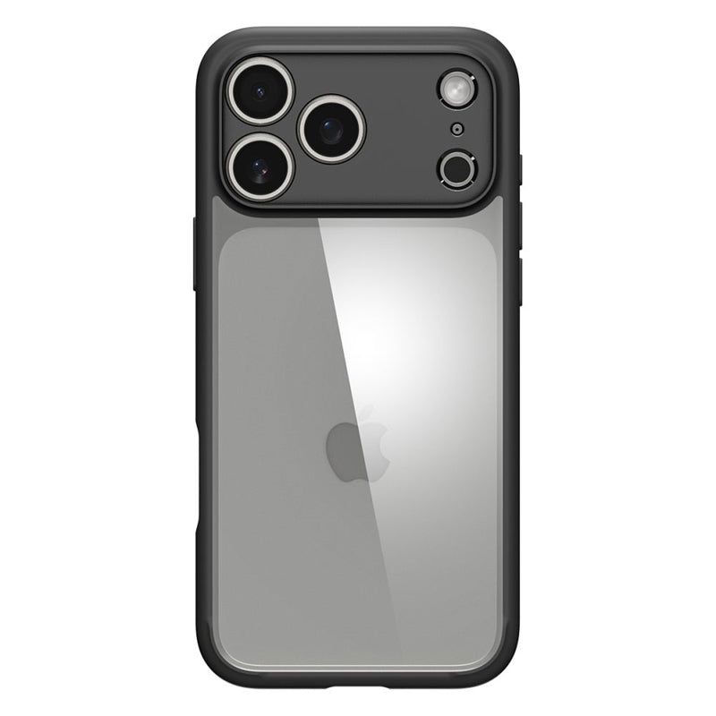 Spigen Ultra Hybrid dėklas iPhone 17 Pro (Matinis juodas)