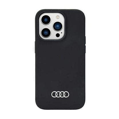 Audi silikoninis dėklas – dėklas, skirtas iPhone 14 Pro Max (juodas)