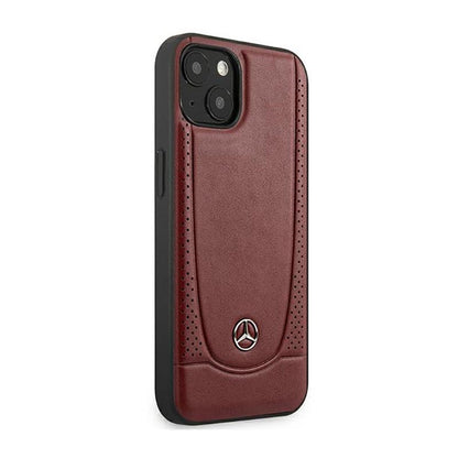 Mercedes Leather Urban Line – dėklas skirtas iPhone 14 Plus (raudonas)