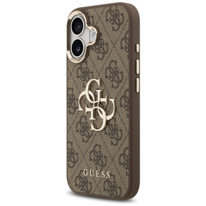 Guess 4G Big 4G Classic Logo - Dėklas iPhone 17 (Ruda / Auksas)
